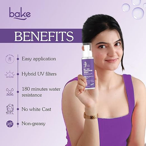 Bake Spf 70 Sunscreen Spray Pa++++